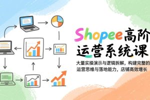 （17124期）Shopee高阶运营系统课：大量实操演示与逻辑拆解，构建完整的运营思维与落地能力，店铺高效增长