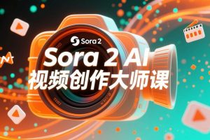 （17081期）如何利用Sora 2创建流行AI人工智能视频大师班教程：掌握创作全流程，产出百万播放内容