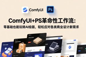 （17512期）ComfyUI+PS革命性工作流：零基础也能玩转AI绘画，轻松应对各类商业设计新需求