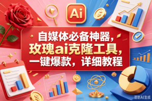 (18919期)玫瑰ai,一键爆款ai工具,自媒体的必备神器,50多个功能,详细教程